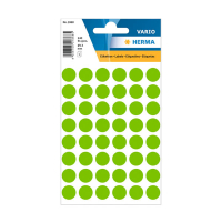 Herma 1868 markeringspunten Ø 13 mm fluorgroen (240 etiketten) 1868 230983