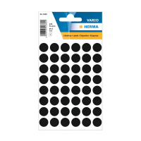 Herma 1869 markeringspunten Ø 13 mm zwart (240 etiketten) 1869 230987