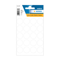 Herma 1870 markeringspunten Ø 19 mm wit (100 etiketten) 1870 230997