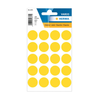 Herma 1871 markeringspunten Ø 19 mm geel (100 etiketten) 1871 230994