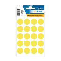 Herma 1884 markeringspunten Ø 19 mm fluorgeel (100 etiketten) 1884 230990