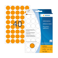 Herma 2254 markeringspunten Ø 19 mm fluor-oranje (960 etiketten) 2254 230922