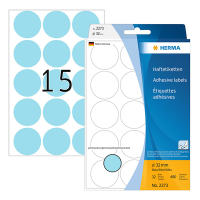 Herma 2273 markeringspunten Ø 32 mm blauw (480 etiketten) 2273 230713