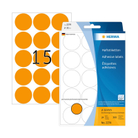 Herma 2274 markeringspunten Ø 32 mm fluor-oranje (360 etiketten) 2274 230924