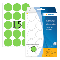 Herma 2275 markeringspunten Ø 32 mm groen (480 etiketten) 2275 230715