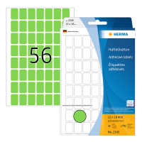 Herma 2345 multifunctionele etiketten 12 x 18 mm groen (1.792 etiketten) 2345 230660