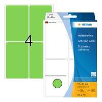 Herma 2495 multifunctionele etiketten 52 x 82 mm groen (128 etiketten) 2495 230694