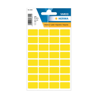 Herma 3641 multifunctionele etiketten 12 x 18 mm geel (160 etiketten) 3641 231020
