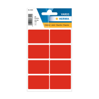 Herma 3692 multifunctionele etiketten 25 x 40 mm rood (40 etiketten) 3692 230977