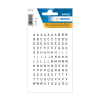 Herma 4154 A-Z etiketten 5 mm zwart/transparant (240 etiketten)