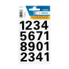 Herma 4168 0-9 etiketten 25 mm zwart (32 etiketten)
