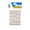 Herma 4193 0-9 etiketten 8 mm goud (64 etiketten)