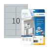 Herma 4223 typeplaatje etiketten A4 96 x 50,8 mm zilver  (250 etiketten)