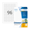Herma 4386 afneembare etiketten rond Ø 20 (2.400 etiketten)
