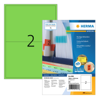 Herma 4569 permanent hechtende etiketten A4 199,6 x 143,5 mm groen (200 etiketten) 4569 230789