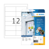 Herma 4574 verwijderbare weerbestendige folie etiketten A4 97 x 42,3 mm wit (240 etiketten)