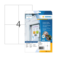 Herma 4576 verwijderbare weerbestendige folie etiketten A4 105 x 148 mm wit (80 etiketten) 4576 230852