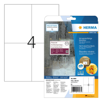 Herma 4583 weerbestendige folie etiketten A4 105 x 148 mm wit (40 etiketten) 4583 230747