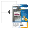Herma 4583 weerbestendige folie etiketten A4 105 x 148 mm wit (40 etiketten)