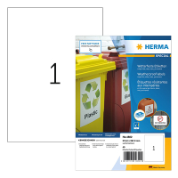 Herma 4602 weerbestendige inkjet etiketten A4 210 x 297 mm wit (40 etiketten) 4602 230744
