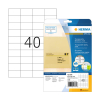 Herma 4684 transparante etiketten A4 mat 52,5 x 29,7 mm (1000 etiketten)