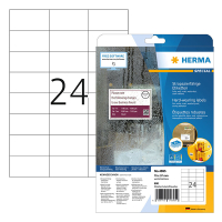 Herma 4695 weerbestendige folie etiketten A4 70 x 37 mm wit (600 etiketten) 4695 230760