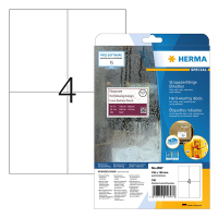 Herma 4697 weerbestendige folie etiketten A4 105 x 148 mm wit (100 etiketten) 4697 230751
