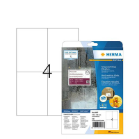 Herma 4697 weerbestendige folie etiketten A4 105 x 148 mm wit (100 etiketten) 230751