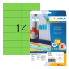 Herma 5061 verwijderbare etiketten A4 105 x 42,3 mm groen (280 etiketten)