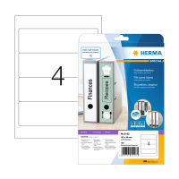 Herma 5123 printbare rugetiketten 59 x 192 mm A4 zelfklevend breed wit (100 etiketten) 5123 230877
