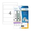 Herma 5123 printbare rugetiketten 59 x 192 mm A4 zelfklevend breed wit (100 etiketten)