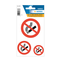 Herma 5736 waarschuwingssticker niet roken (3 stuks) 5736 231033