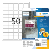 Herma 8338 weerbestendige folie etiketten A4 37 x 25 mm wit (1250 etiketten) 8338 230755