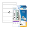 Herma 8621 printbare rugetiketten 61 x 192 mm A4 zelfklevend breed wit (40 etiketten)