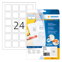 Herma 9642 QR-code etiketten A4 40 x 40 mm wit (600 etiketten) 9642 230535