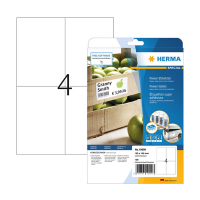 Herma Power 10909 extra sterke etiketten 105 x 148 mm wit (100 etiketten) 10909 230889