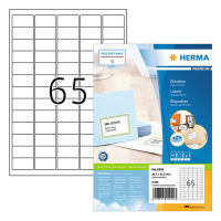 Herma Premium 4254 permanent hechtende etiketten A4 38,1 x 21,2 mm wit (6.500 etiketten)