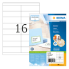 Herma Premium 4264 permanente hechtende etiketten A4 105 x 33,8 mm wit (1.600 etiketten) 230465 - 1
