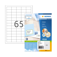 Herma Premium 4270 permanent hechtend etiketten A4 38,1 x 21,2 mm wit (6.500 etiketten) 4270 238362