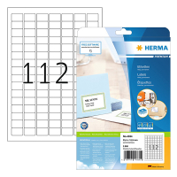 Herma Premium 4334 permanent hechtende etiketten A4 25,4 x 16,9 mm wit (2.800 etiketten) 4334 230589