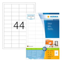 Herma Premium 4608 permanent hechtende etiketten A4 48,3 x 25,4 mm wit (8.800 etiketten) 4608 230572