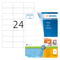 Herma Premium 4615 permanent hechtende etiketten A4 70 x 37 mm wit (4.800 etiketten) 4615 230513