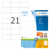 Herma Premium 4616 permanent hechtende etiketten A4 70 x 42,3 mm wit (4.200 etiketten)