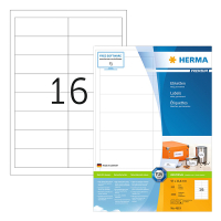 Herma Premium 4619 permanent hechtende etiketten A4 97 x 33,8 mm wit (3.200 etiketten) 4619 230584