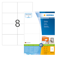 Herma Premium 4626 permanent hechtende etiketten A4 105 x 74 mm wit (1.600 etiketten) 4626 230515