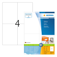 Herma Premium 4627 permanent hechtende etiketten A4 105 x 148 mm wit (800 etiketten)
