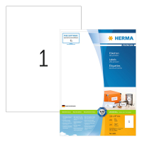 Herma Premium 4631 permanent hechtende etiketten A4 210 x 297 mm wit (200 etiketten) 4631 230569