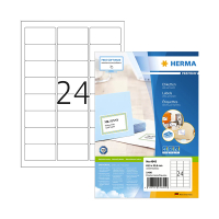 Herma Premium 4645 permanent hechtende adresetiketten A4 63,5 x 33,9 mm wit (2.400 etiketten) 4645 230406