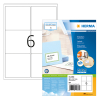 Herma Premium 4653 permanent hechtende adresetiketten A4 99,1 x 93,1 mm wit (600 etiketten) 230516 - 1