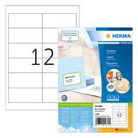 Herma Premium 4669 permanent hechtende etiketten A4 97 x 42,3 mm wit (1.200 etiketten) 4669 230518